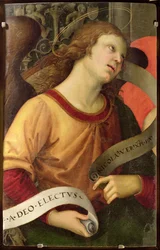 Anjo, do políptico de São Nicolau de Tolentino, 1501
